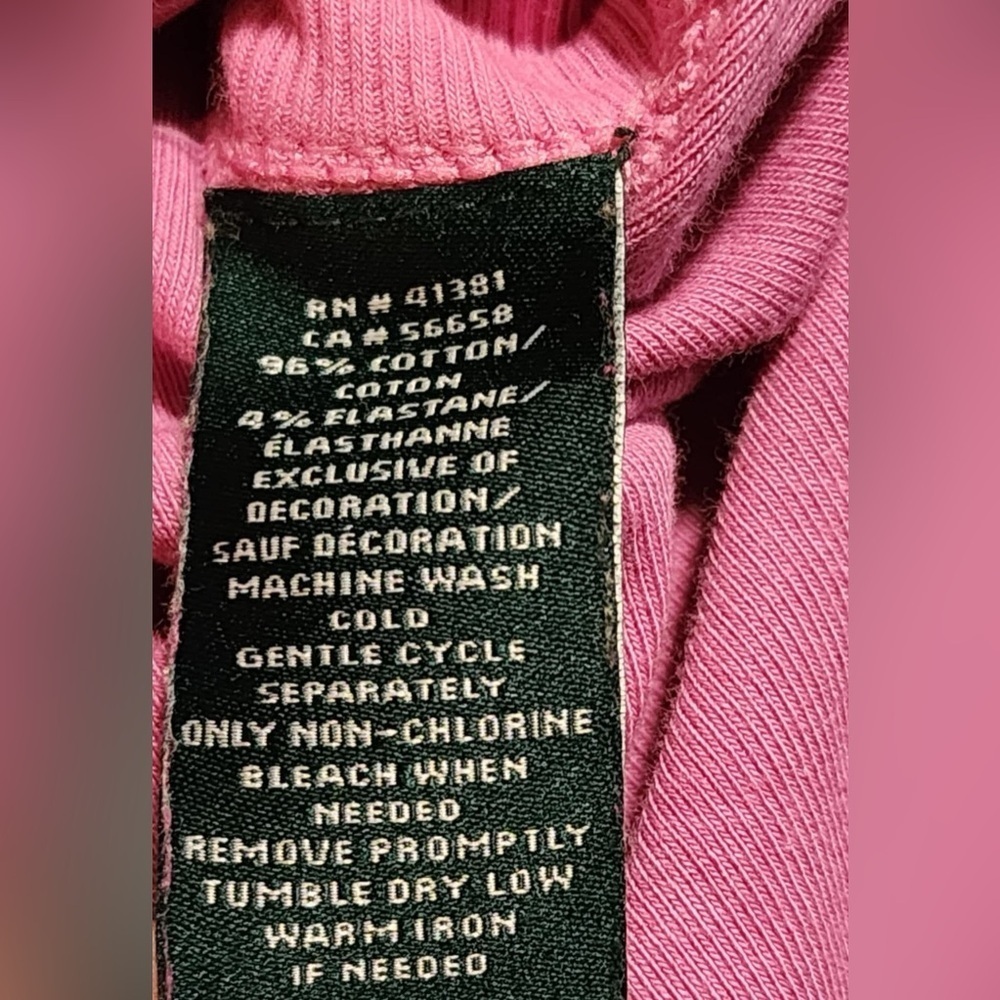 Lauren Ralph Lauren Women’s Size 2X Pink Long Sleeve Shirt EUC - Picture 7 of 7